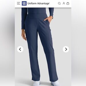 Uniform advantage butter soft stretch yoga pants navy size XS